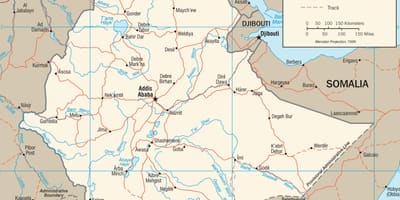 નકશો ઇથિયોપીયન નકશો ચિત્ર