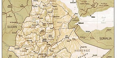 નકશો ઇથોપિયા નકશો જૂના