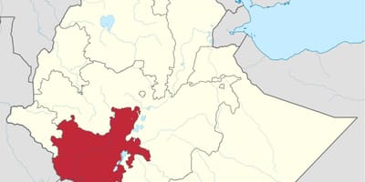 નકશો દક્ષિણ ઇથોપિયા